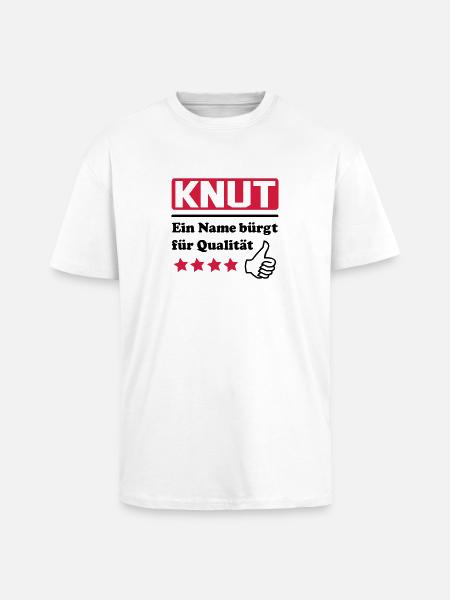 knut - Oversized Heavyweight Unisex T-Shirt - Weiß