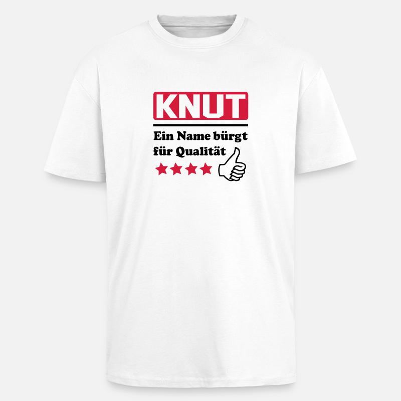 knut - Oversized Heavyweight Unisex T-Shirt - Weiß