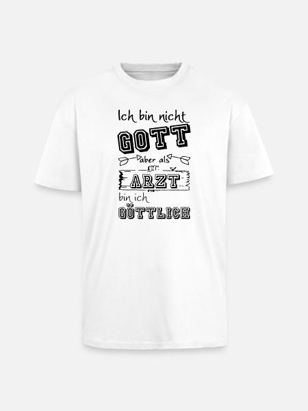 Göttlicher Arzt Geschenk - Oversized Heavyweight Unisex T-Shirt - Weiß