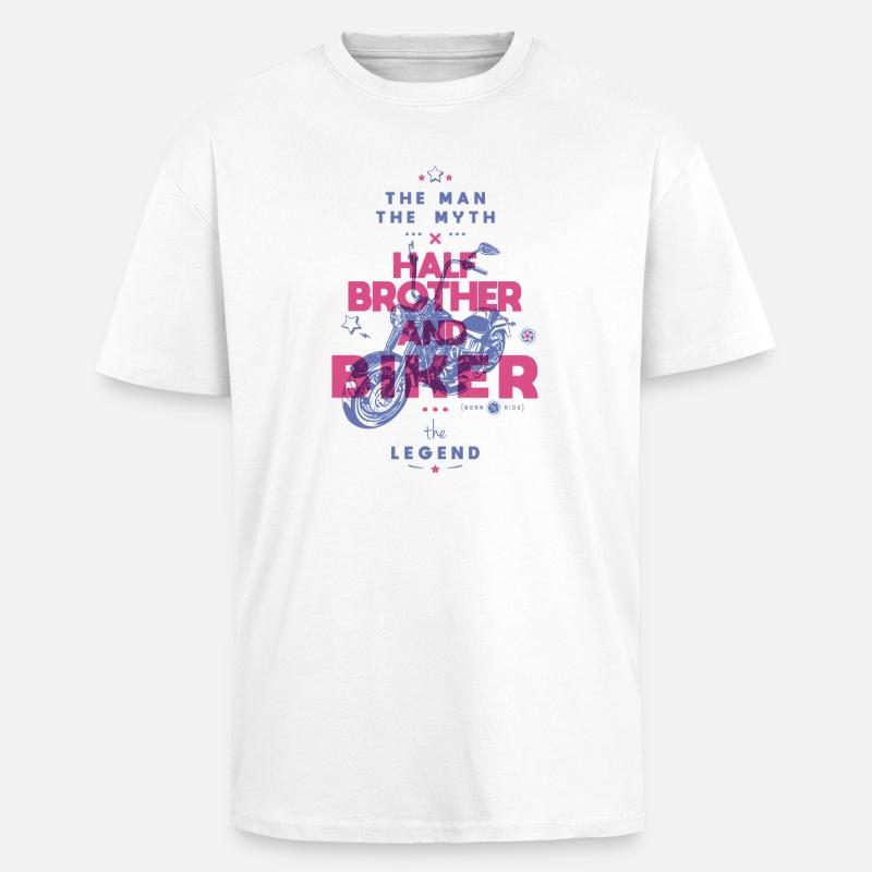 Mythisches Rad der Legende - Oversized Heavyweight Unisex T-Shirt - Weiß