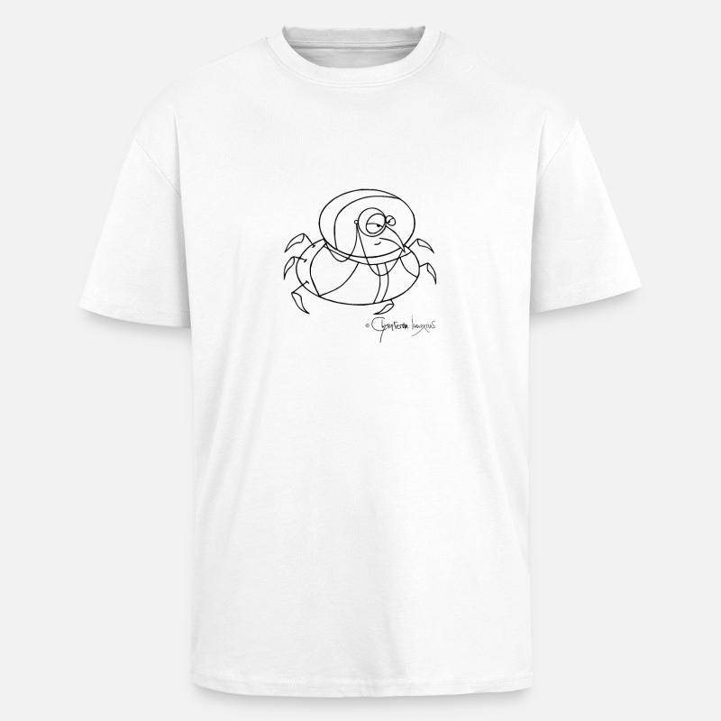 Monoclebug - Coleopter Monoculus - T-shirt unisexe oversize épais - blanc