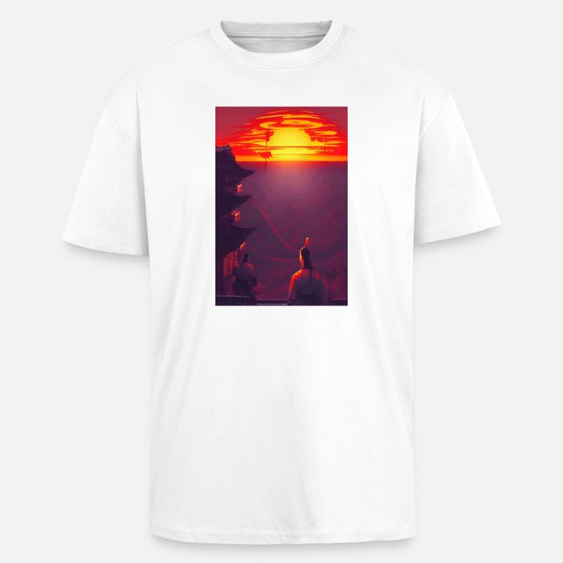 Samurai 3 - Unisex Oversized Heavyweight T-shirt - white