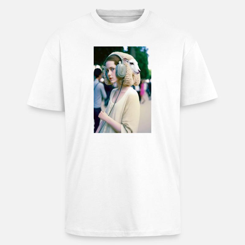 Anthropomorph 10 - Oversized Heavyweight Unisex T-Shirt - Weiß