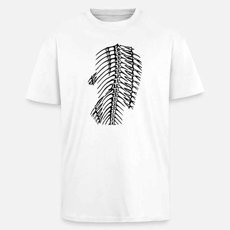 Graete - T-shirt unisexe oversize épais - blanc