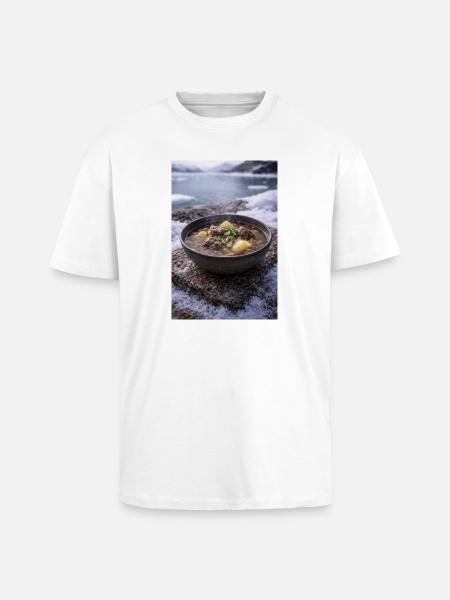 Suaasat - Unisex Oversized Heavyweight T-shirt - white