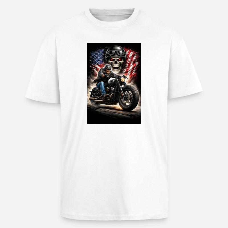 Freiheitsgeist - Oversized Heavyweight Unisex T-Shirt - Weiß
