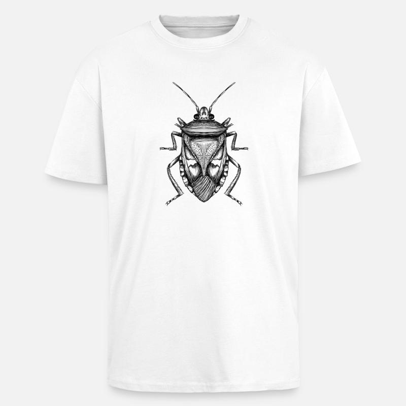 Bug - Unisex Oversized Heavyweight T-shirt - white