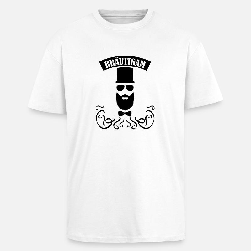 braeutigam - Oversized Heavyweight Unisex T-Shirt - Weiß