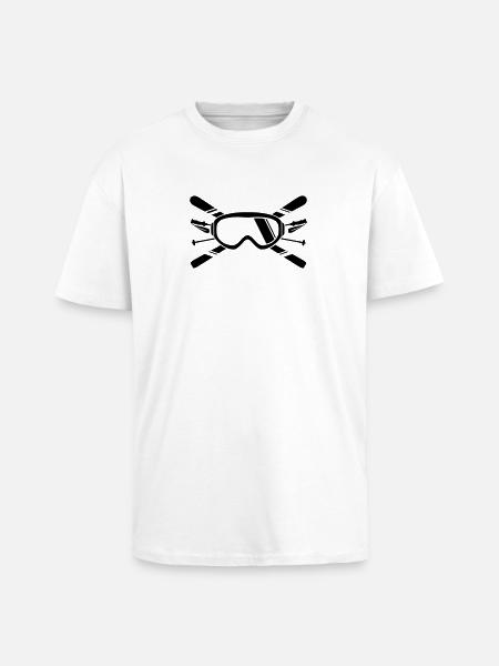 Skidesign - Oversized Heavyweight Unisex T-Shirt - Weiß
