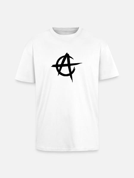 anarcho capitalism vector - Unisex Oversized Heavyweight T-shirt - white