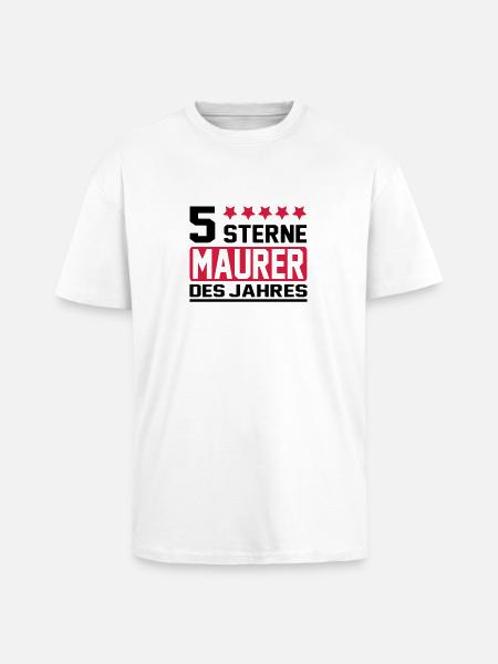 mason - Unisex Oversized Heavyweight T-shirt - white