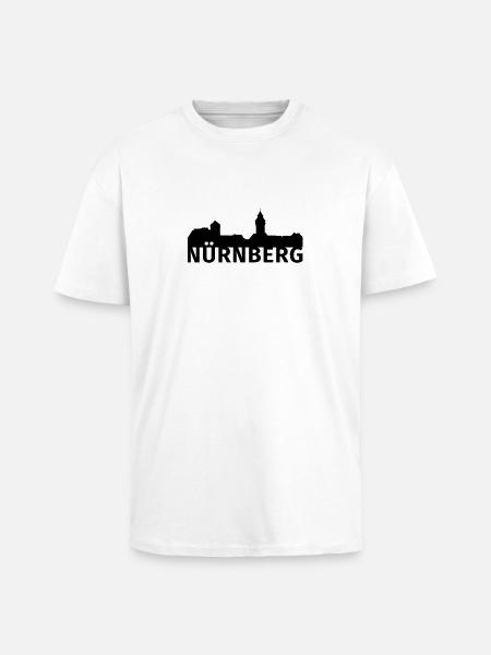 Nürnberg - Oversized Heavyweight Unisex T-Shirt - Weiß