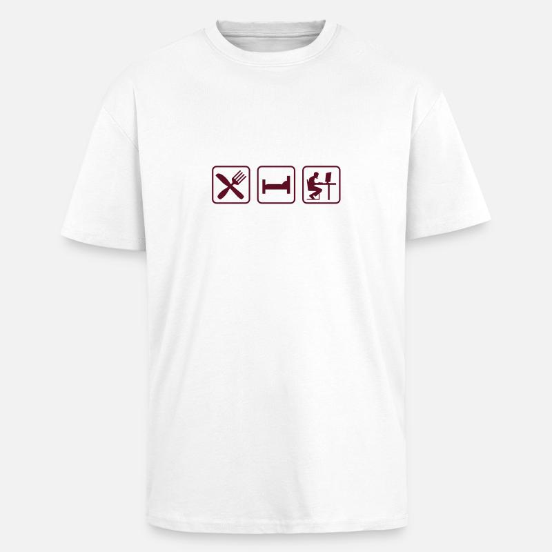 Computer-Spiel - Oversized Heavyweight Unisex T-Shirt - Weiß