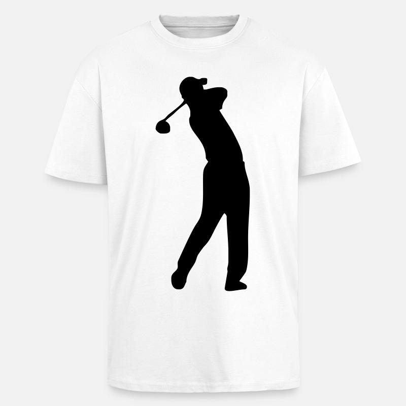 golf - T-shirt unisexe oversize épais - blanc