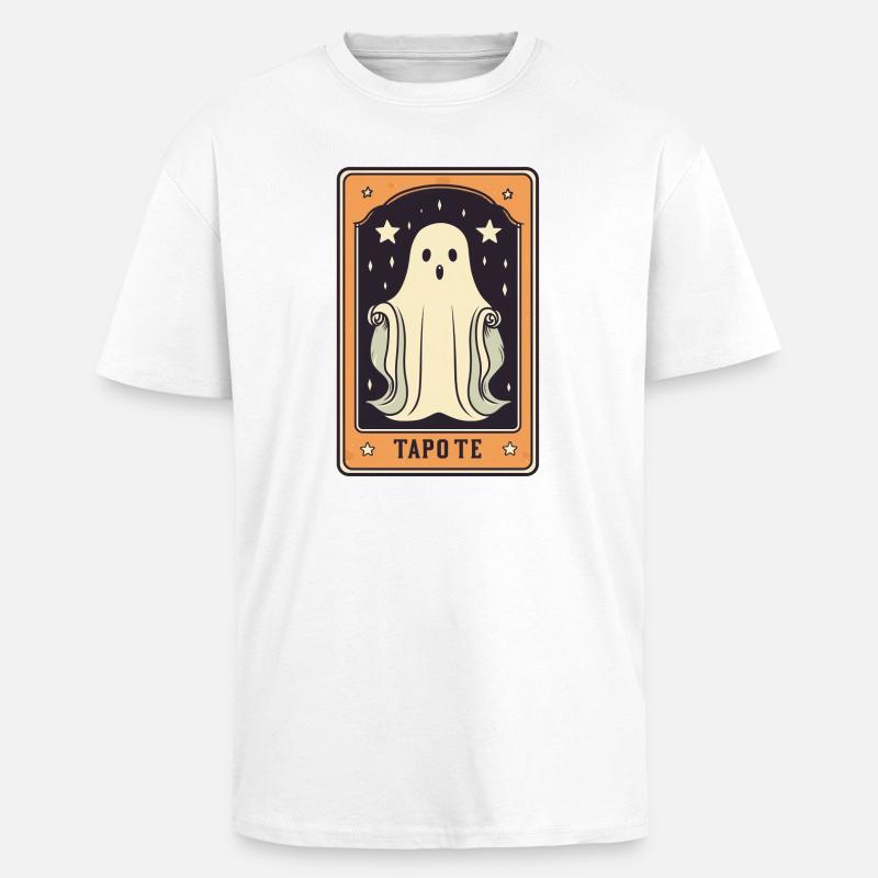 Tarot Geist Karte - Oversized Heavyweight Unisex T-Shirt - Weiß