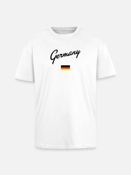 Germany - Unisex Oversized Heavyweight T-shirt - white