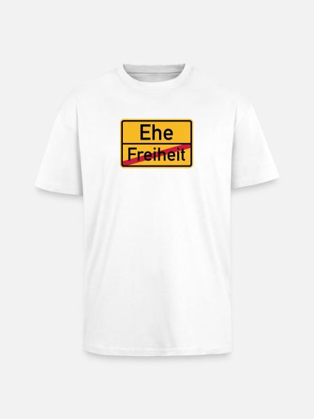 Ehe - Oversized Heavyweight Unisex T-Shirt - Weiß