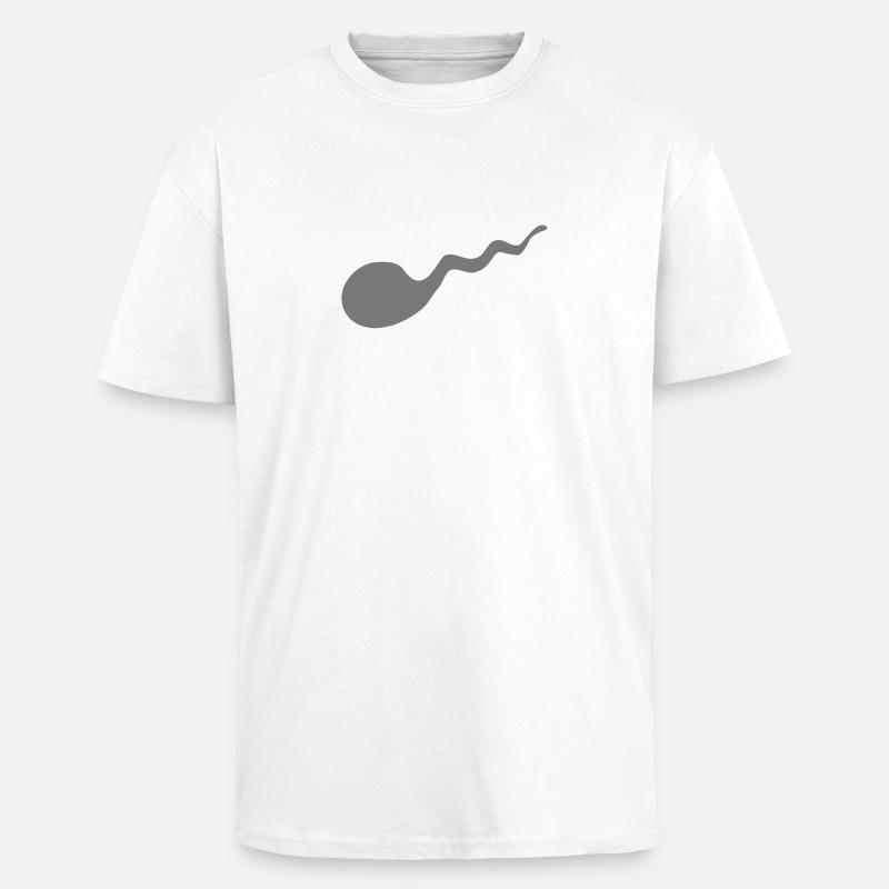 Semence - T-shirt unisexe oversize épais - blanc
