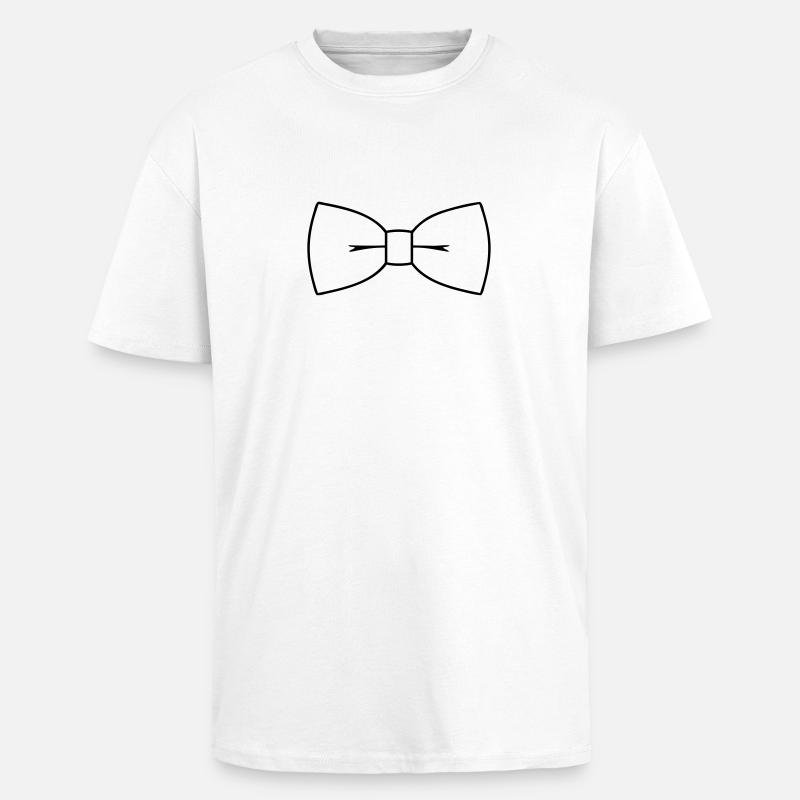 papillon - T-shirt unisexe oversize épais - blanc