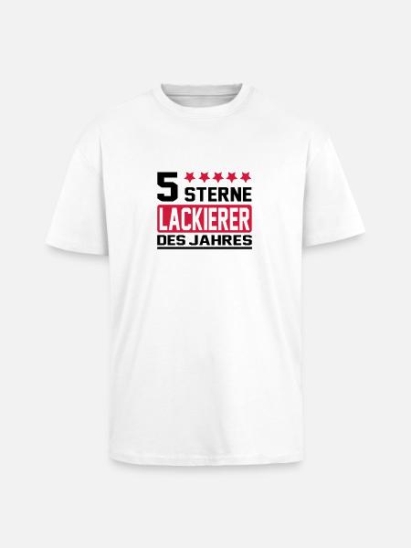 Lackierer - T-shirt unisexe oversize épais - blanc