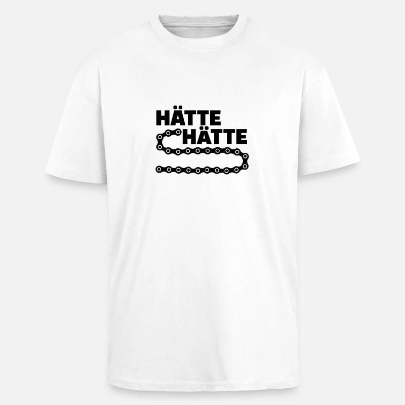 Fahrradkette - Oversized Heavyweight Unisex T-Shirt - Weiß