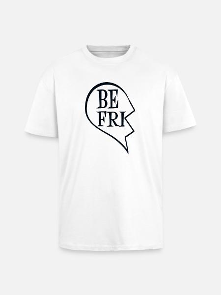 Amitié - T-shirt unisexe oversize épais - blanc