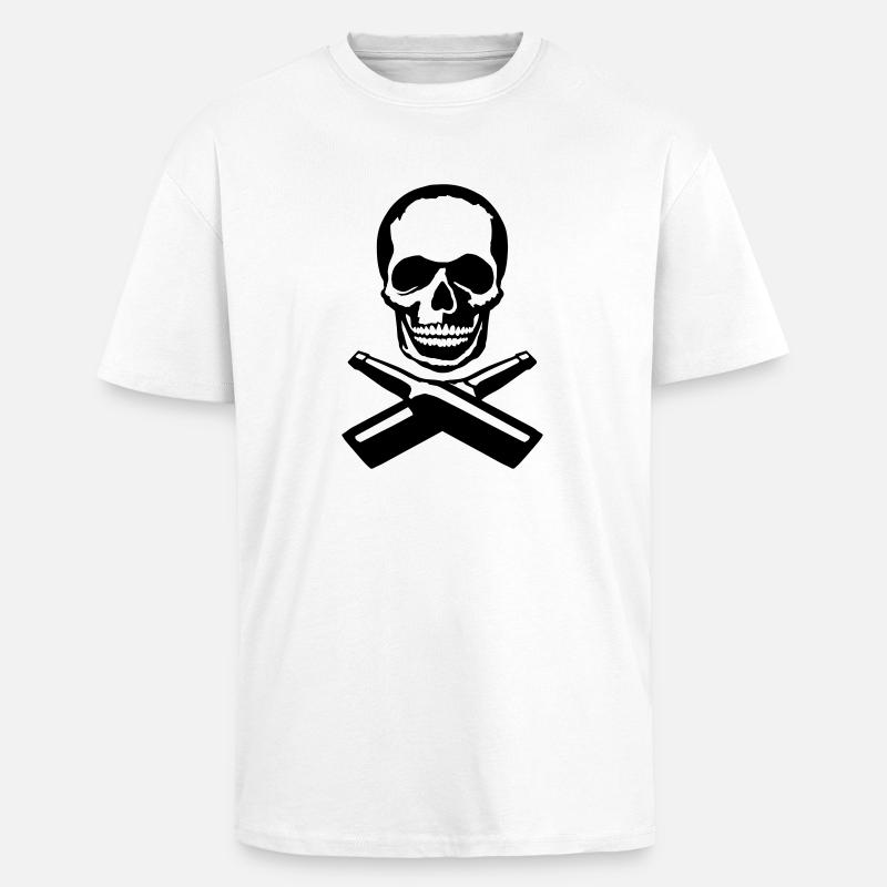jolly drunker - Oversized Heavyweight Unisex T-Shirt - Weiß