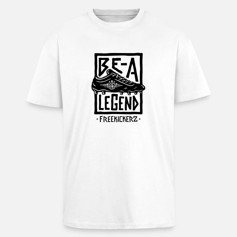 Be a Legend V2 - Oversized Heavyweight Unisex T-Shirt - Weiß