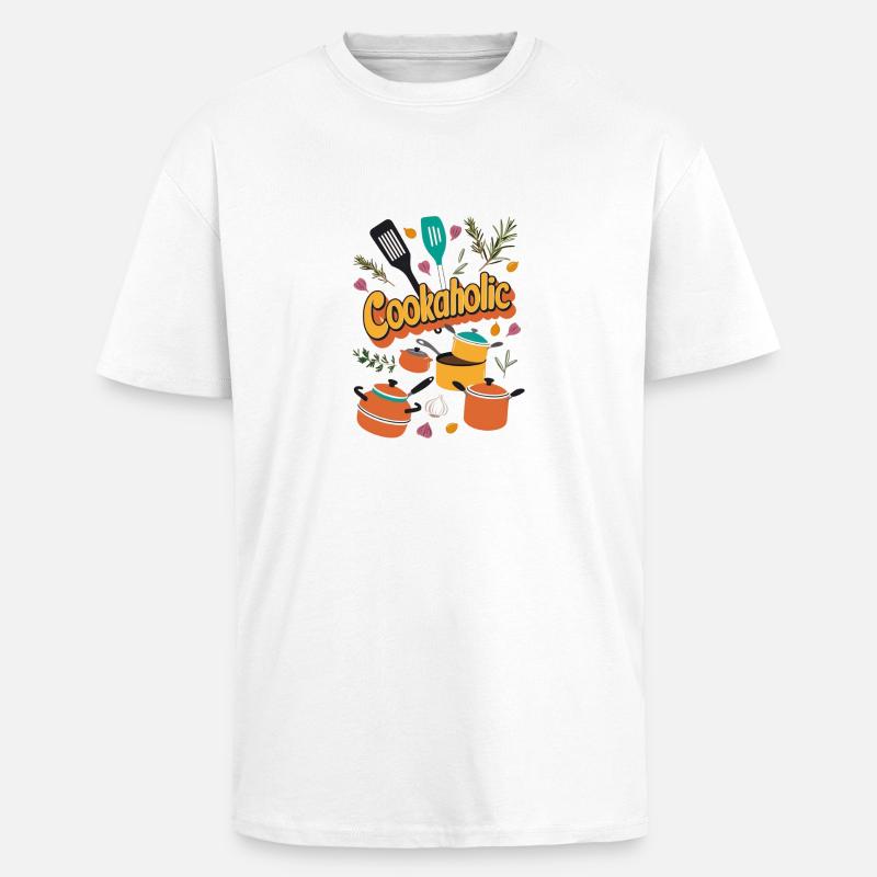 Koch kochen lecker Geschenk - Oversized Heavyweight Unisex T-Shirt - Weiß