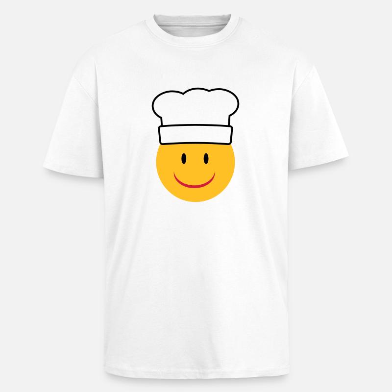 cuisiner - T-shirt unisexe oversize épais - blanc