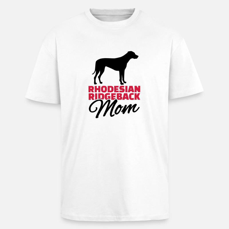 Rhodesian Ridgeback - Oversized Heavyweight Unisex T-Shirt - Weiß