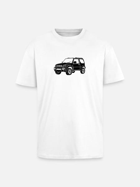 Suzuki Jimny 4x4 - Unisex Oversized Heavyweight T-shirt - white
