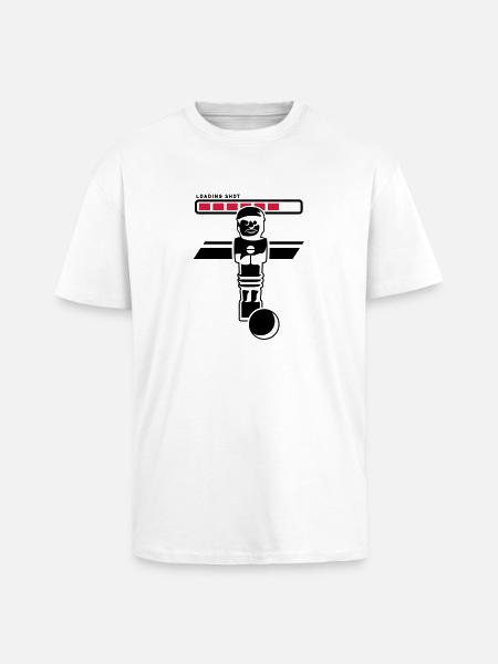 loading shot - Oversized Heavyweight Unisex T-Shirt - Weiß