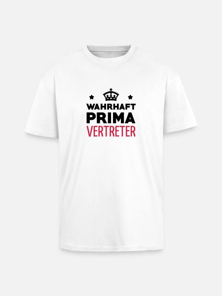 commercial / vente / vendeur / vendeuse - T-shirt unisexe oversize épais - blanc
