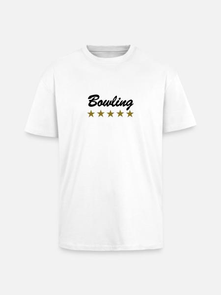 Bowling - Oversized Heavyweight Unisex T-Shirt - Weiß