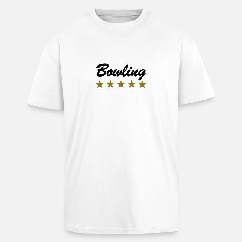 Bowling - Unisex Oversized Heavyweight T-shirt - white