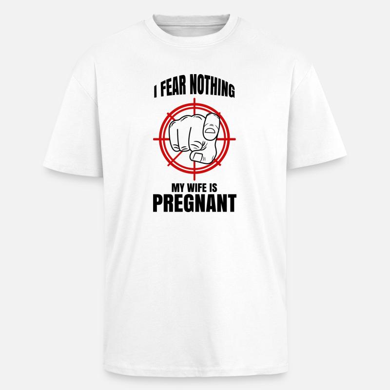 Cool Papa Déclaration Grossesse Bébé enceinte - T-shirt unisexe oversize épais - blanc