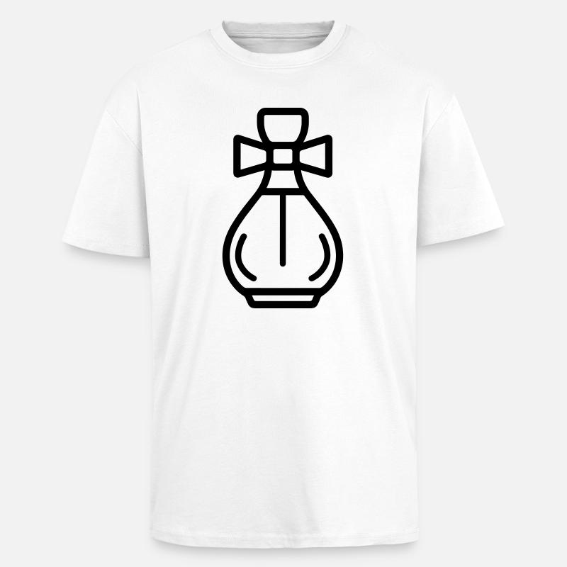 Parfümflasche - Oversized Heavyweight Unisex T-Shirt - Weiß