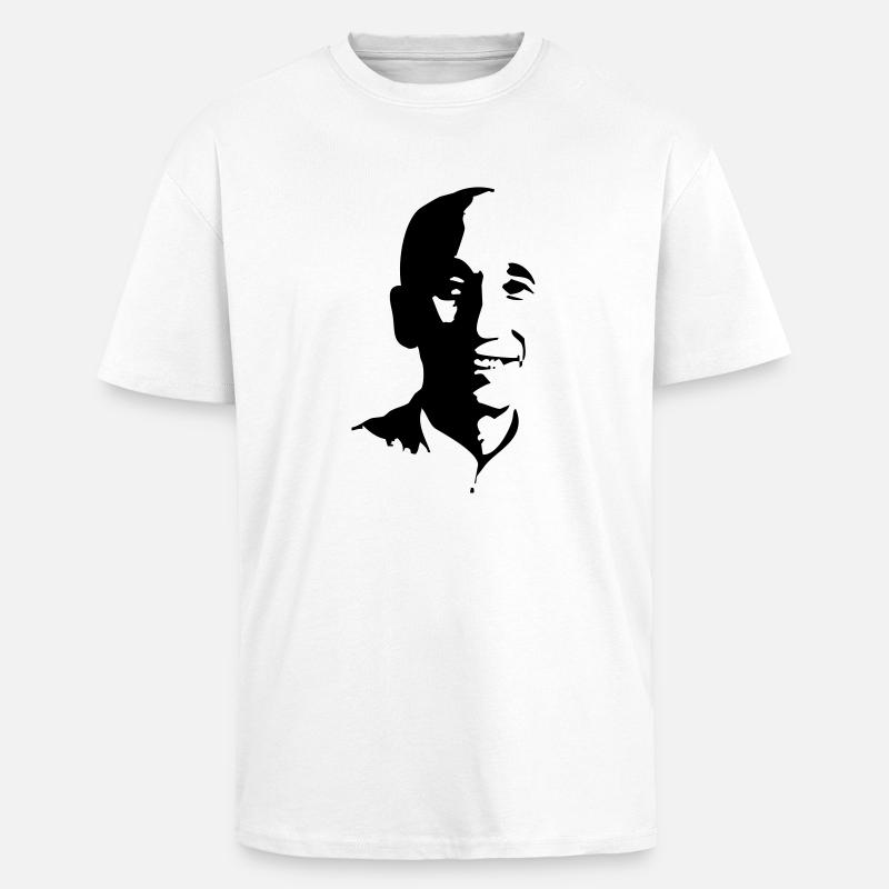 Grandmaster - Oversized Heavyweight Unisex T-Shirt - Weiß