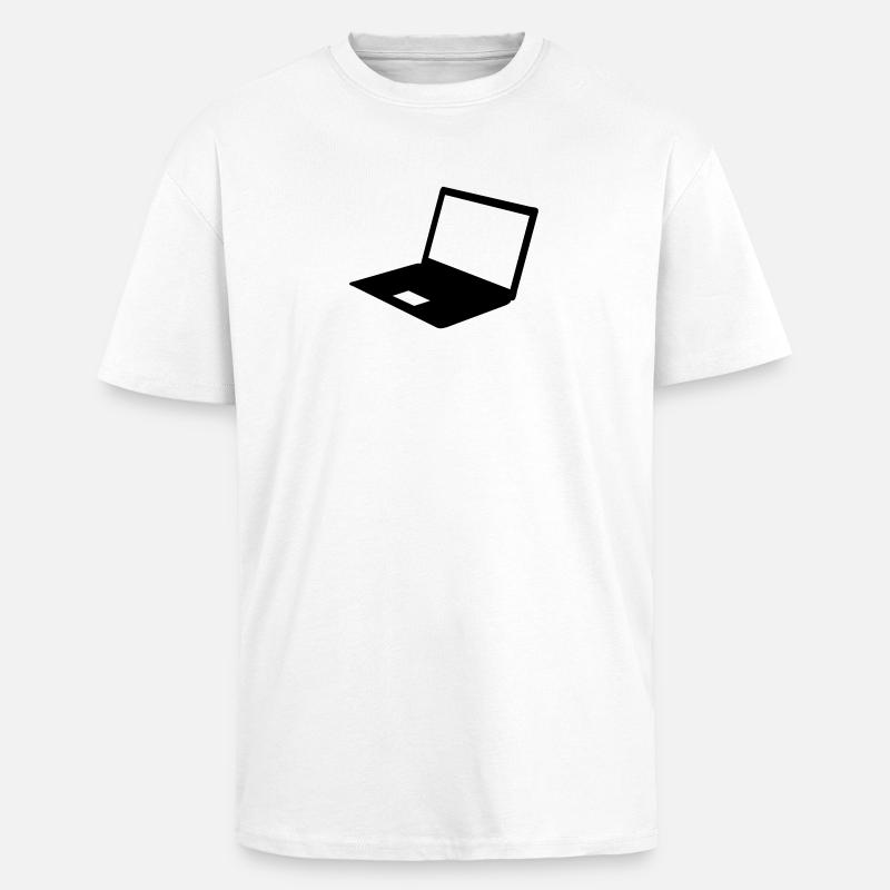 Computer - Oversized Heavyweight Unisex T-Shirt - Weiß