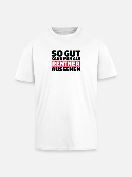 Rentner - Oversized Heavyweight Unisex T-Shirt - Weiß