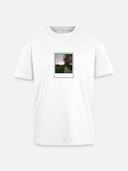 Photo - Unisex Oversized Heavyweight T-shirt - white