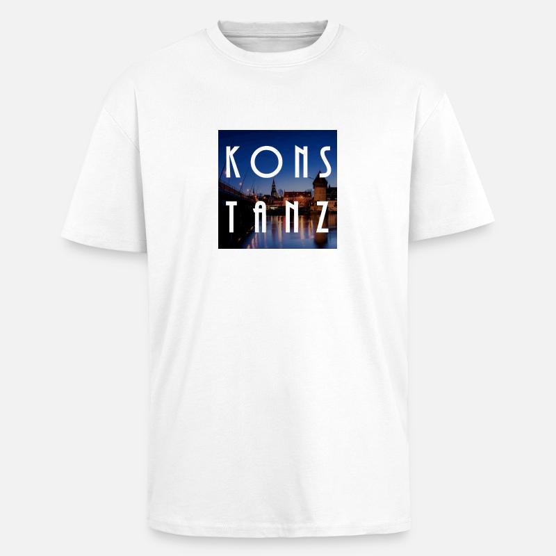 Konstanz - Oversized Heavyweight Unisex T-Shirt - Weiß