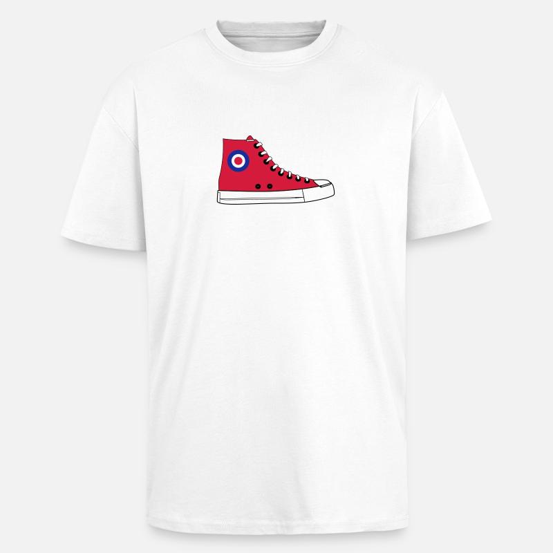 Sneaker Mod - T-shirt unisexe oversize épais - blanc