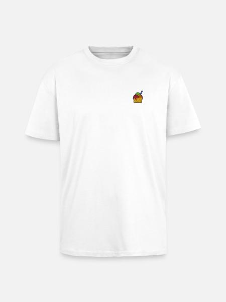Glace - T-shirt unisexe oversize épais - blanc