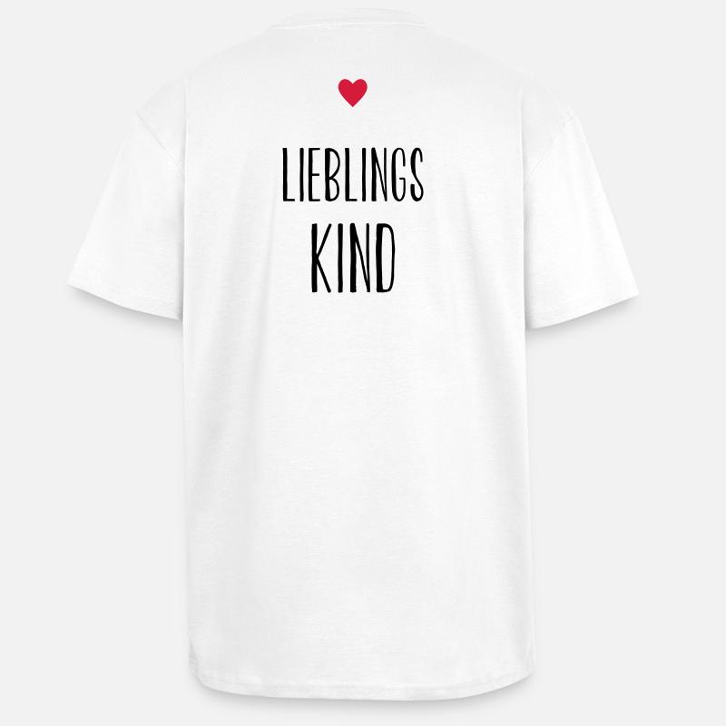 Kind Lieblingskind Herz Geschenk Geschenkidee - Oversized Heavyweight Unisex T-Shirt - Weiß