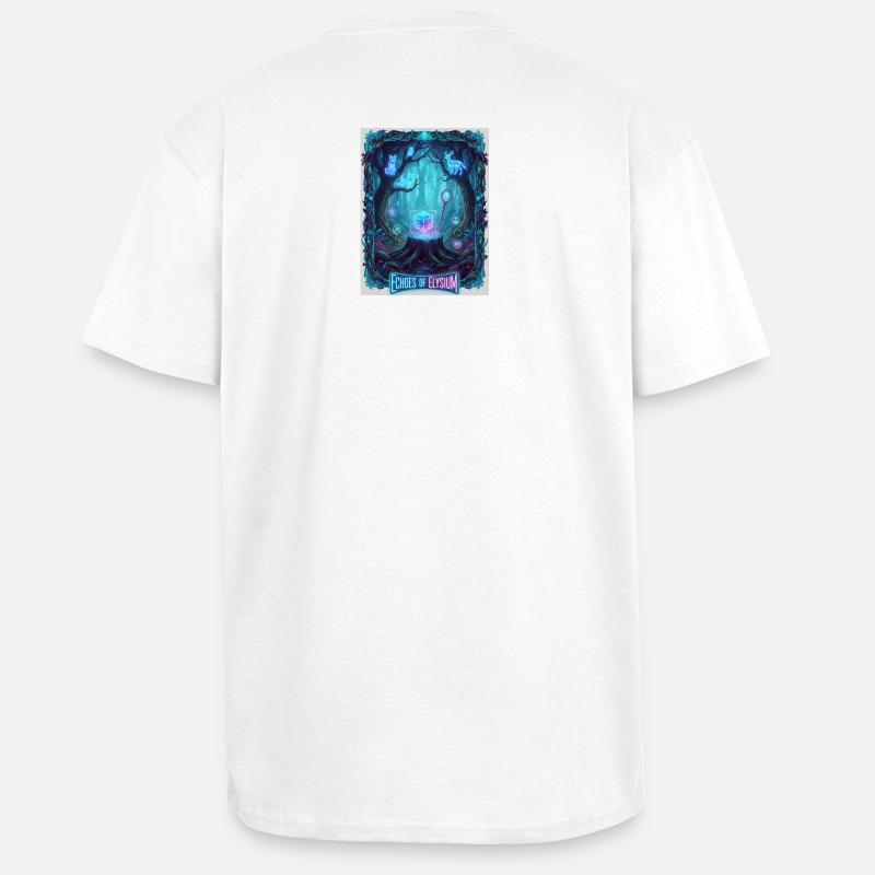 Echos von Elysium - Oversized Heavyweight Unisex T-Shirt - Weiß
