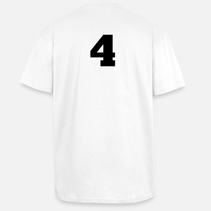4.4 - Oversized Heavyweight Unisex T-Shirt - Weiß