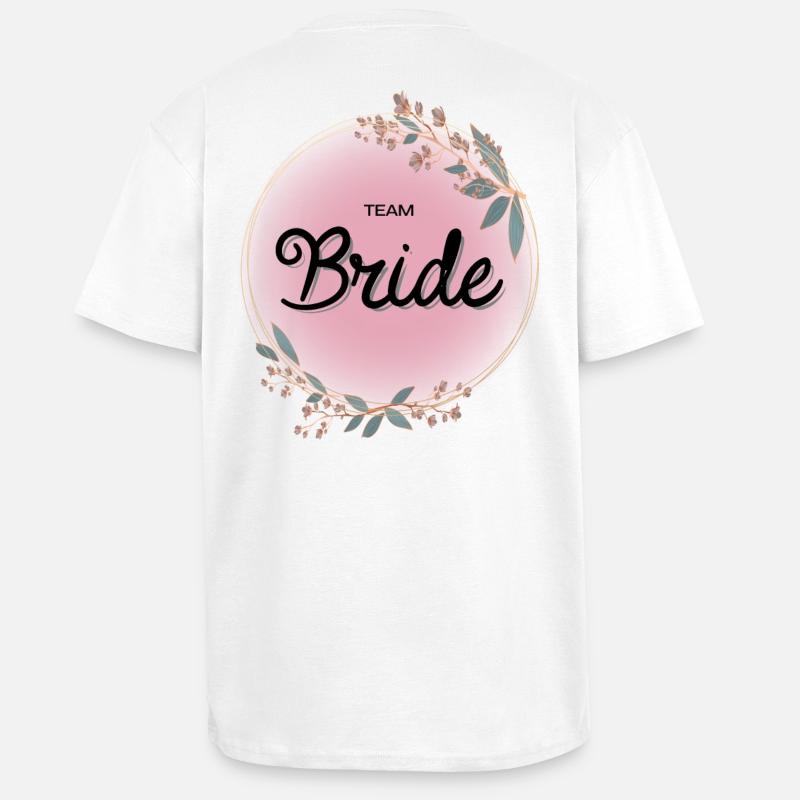 Team Bride4 - Unisex Oversized Heavyweight T-shirt - white