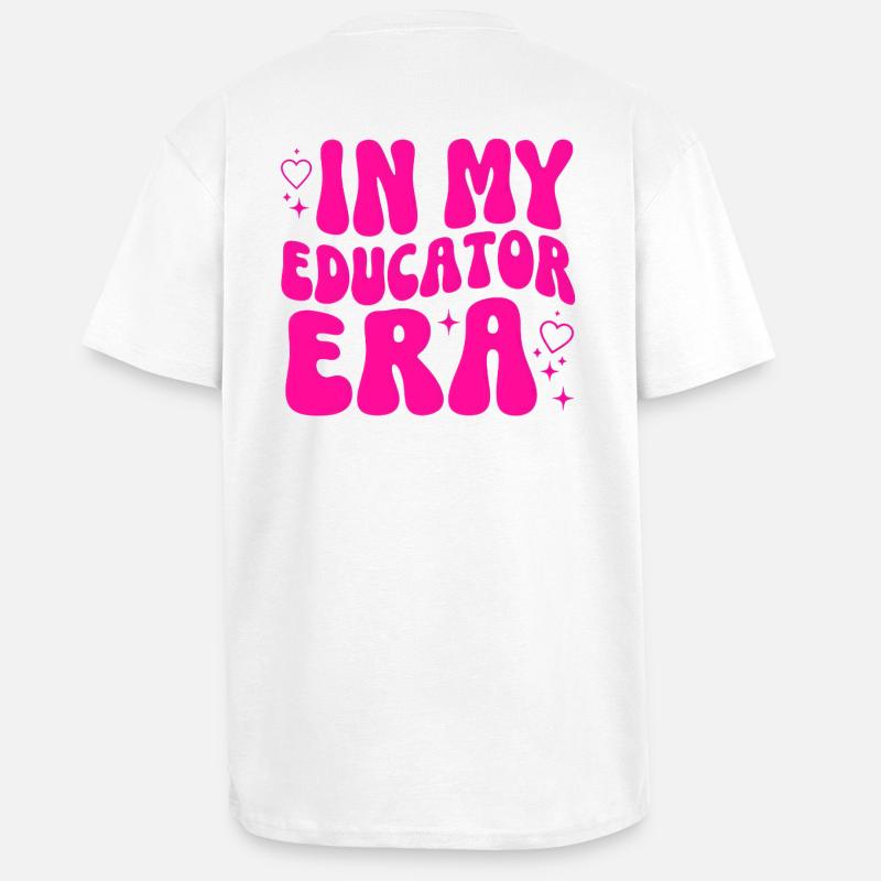Educator Profession Training Pedagogy Gift - Unisex Oversized Heavyweight T-shirt - white